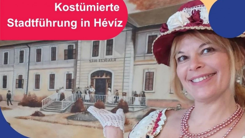 Hévízer Touren / Kostümierte Stadtführung, Villenspaziergang