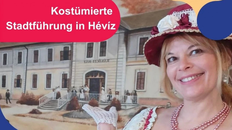 Hévízer Touren / Kostümierte Stadtführung, Villenspaziergang