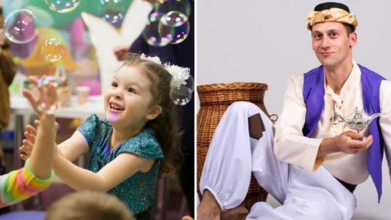 Aladdin csodalámpája és ajándékeső gyerekshowműsor