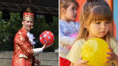 Labdakirály - interaktív 350 db lasztit pazarló műsor 