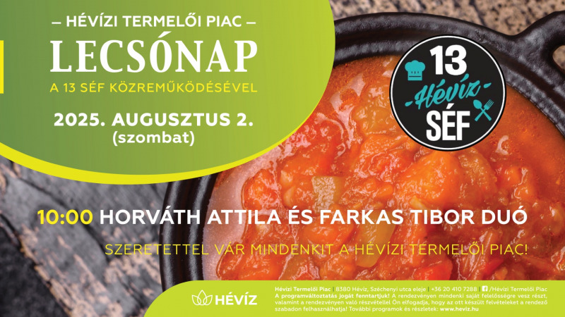 Lecsónap a Hévízi Termelői Piacon