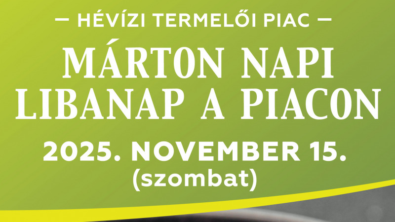 Márton Napi Libanap a Piacon