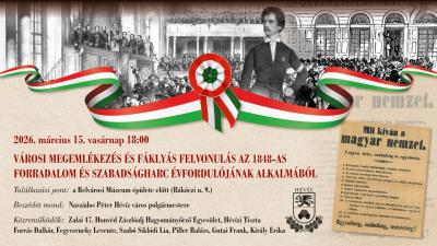 Városi megemlékezés és fáklyás felvonulás