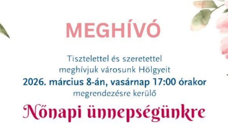 Nőnapi ünnepség Hévízen