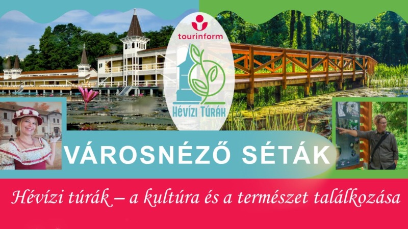 Villák-kertek kosztümös városnéző séta Hévízen (ingyenes)