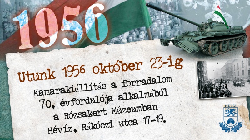 Kamarakiállítás a forradalom 70. évfordulója alkalmából
