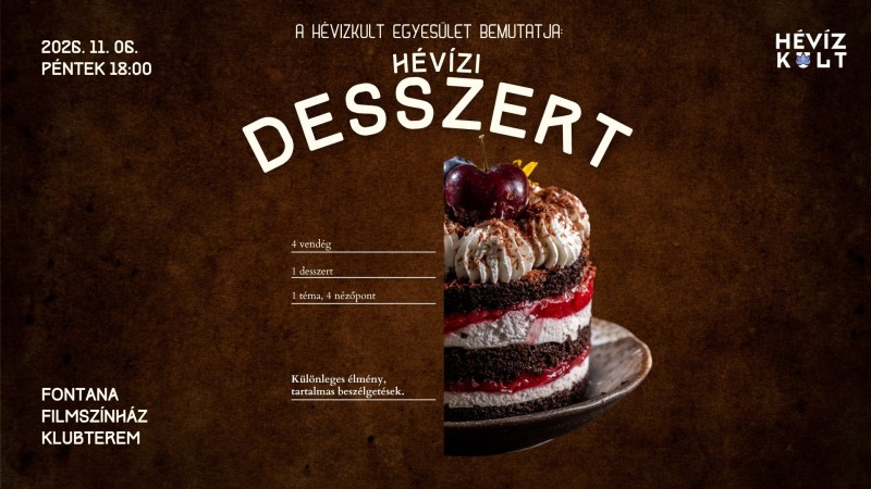 Kreatív hévízi desszert