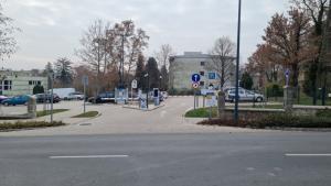 Renewed parking lots in Hévíz