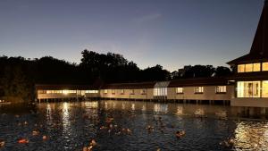 Mondscheinbaden am Hévízer See Ende Mai