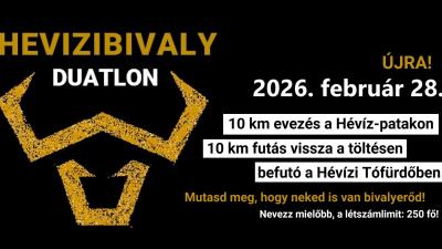 Már lehet nevezni a következő HEVIZIBIVALY Duatlon versenyre