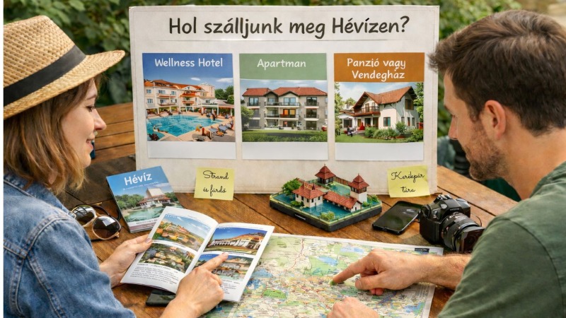 Hotels und Privatunterkünfte in Hévíz