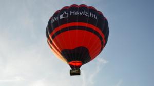 Hévízi hőlégballon avatás 1500 méter magasban
