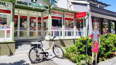 Rent E-bikes in the Tourinform Office of Hévíz!