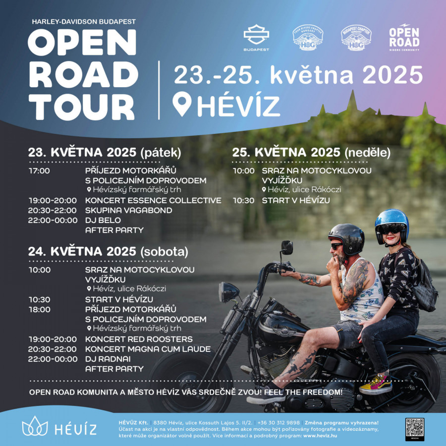 Open Road Tour Hévíz 2025