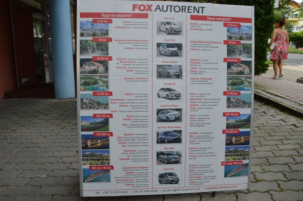 Fox autorent hévíz